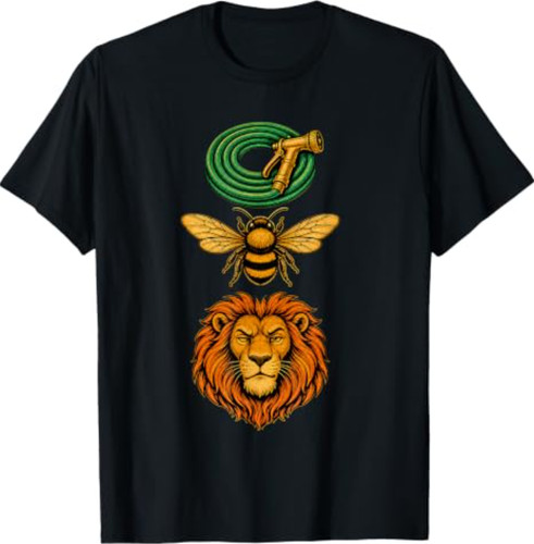 Funny hose bee lion pun - hose,