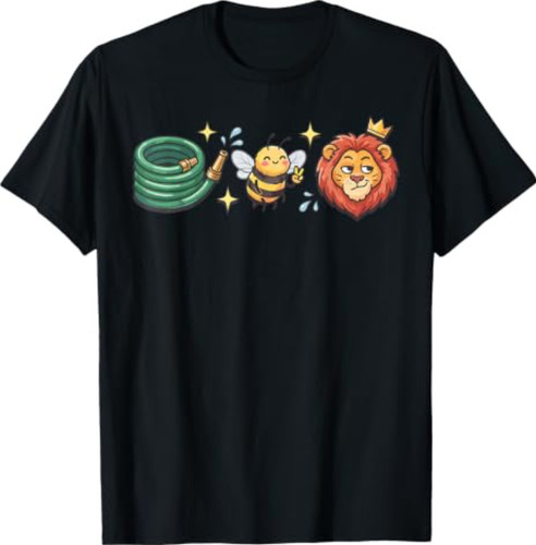 Hose bee lion icons - hose, retro