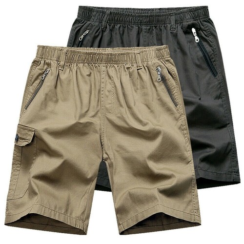 Mens cotton many pockets half - pockets,