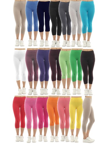 Damen capri leggings kurze - damen, 3/4