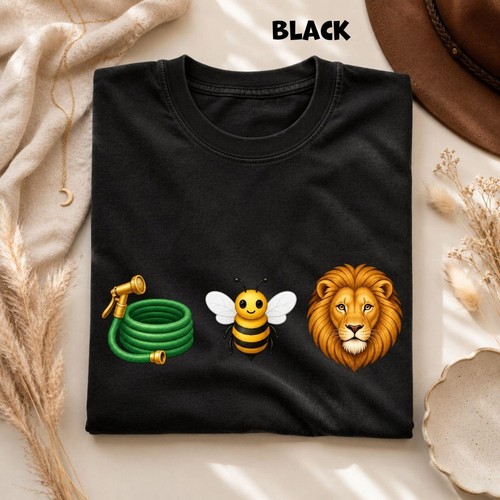 Hose bee lion funny graphic - bee,