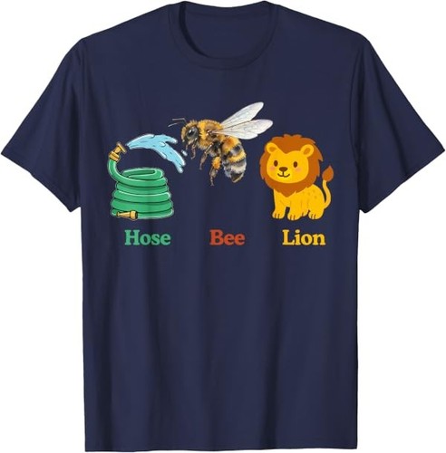 Hose bee lion icons - bee, funny